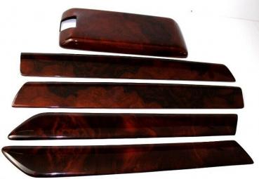 Burled wood set (5 pieces) fit for Mercedes R129 up to 09/95