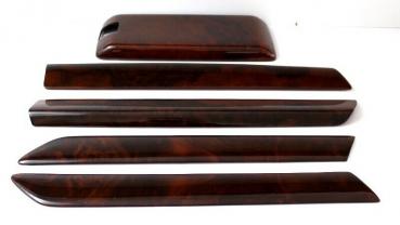 Burled wood set (5 pieces) fit for Mercedes R129 up to 09/95