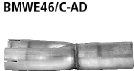 Bastuck Adapter Endschalldämpfer auf Serie  BMW E46 Compact 325t