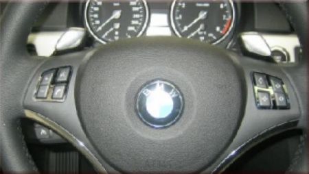 Surrounds multifunction steering polished fit for BMW E81 E87 E90 E91 E92 E93
