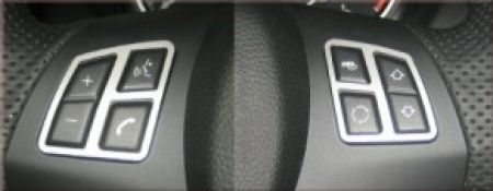 Blenden Multifunktionslenkrad mattiert passend für BMW E81 E87 E90 E91 E92 E93