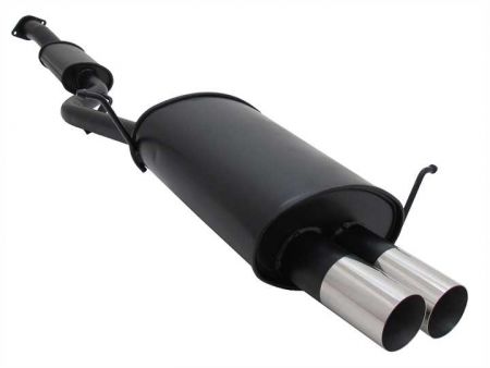 Novus Sportauspuff passend für BMW 3er E36 318ti Compact 2x76 RL-Design
