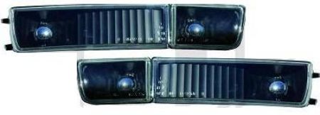 Klarglas Blinker inkl. Nebelscheinwerfer SCHWARZ passend für VW Golf 3 (91-97), VW Vento (92-98)
