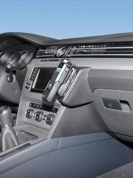 KUDA Telefonkonsole passend für VW Passat ab 2014 (B8) / VW Arteon 2017- Leder schwarz