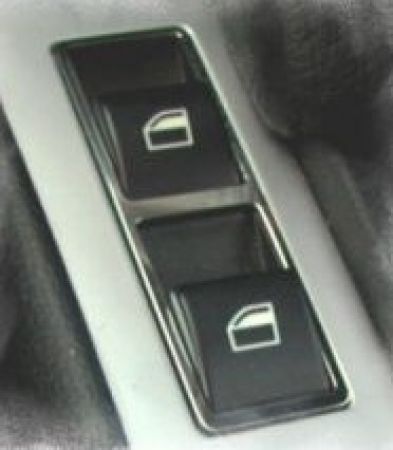 Window Switch Surround 2 Hole Chrome Style (2 pcs) BMW E46 Coupé