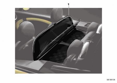 Windblocker BMW Mini R57N One/Cooper/Cooper S Cabrio
