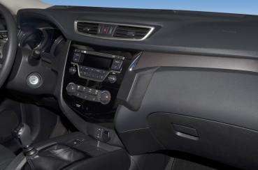 Preview: KUDA Telefonkonsole passend für Nissan X-Trail ab 07/2014 / Qashqai 13 Kunstleder schwarz