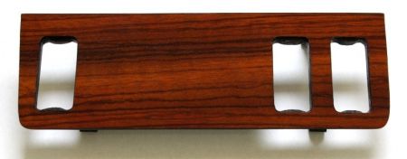 Schalterblende Zebrano 1L/2R passend für Mercedes W123