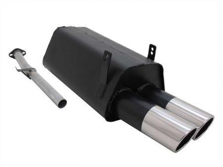 NOVUS Rear silencer with 2x 90mm BMW E36 316i/318i