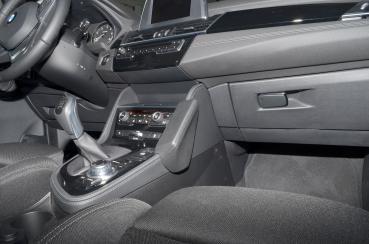 KUDA Telefonkonsole passend für BMW 2er Active Tourer (F45, F46) ab 2015 Kunstleder schwarz