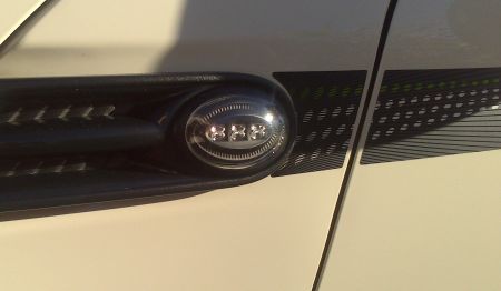 LED Side Indicators black Mini R56