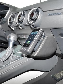 KUDA Telefonkonsole passend für Audi TT ab 2014 Leder schwarz