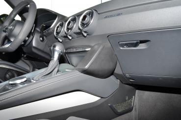 KUDA Telefonkonsole passend für Audi TT ab 2014 Leder schwarz