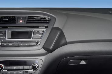 KUDA Telefonkonsole passend für Hyundai i20 ab 2014 Leder schwarz