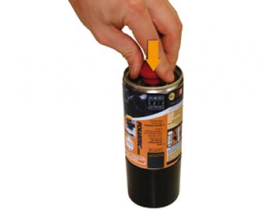 FoliaTec Auspuff- 2K- Lackspray glanz schwarz 250ml