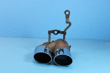 ALPINA Double tailpipe left side fit for Alpina B3S Sedan / Touring without trailer hitch