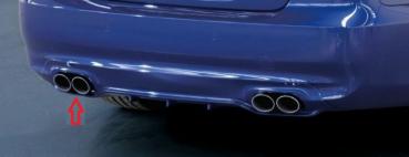ALPINA Doppelendrohr links passend für Alpina B3S Limousine / Touring MIT AHK