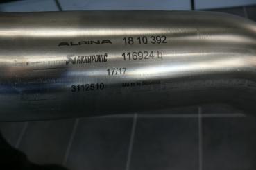 ALPINA Slip-on Endrohrsystem ALPINA XD3 X3 F25