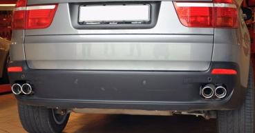 Exhaust tailpipe trim 2x76mm fit for BMW BMW X5 E70 all Models