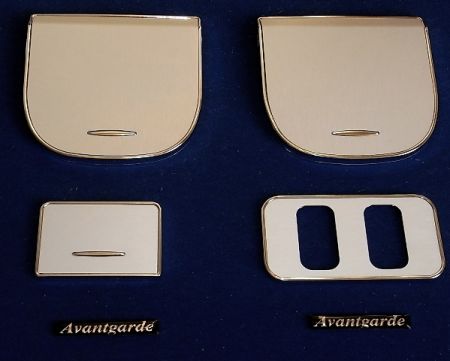 Interieur Edelstahl Alu/Chrom Set 4tlg. Mercedes W163 M-Klasse