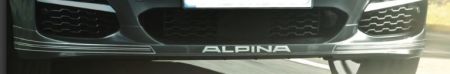 ALPINA Deko Set SILBER Nr.1 passend für BMW X3 F25 bis 03/2014