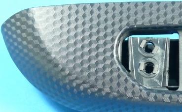Armlehne "Alu black cube" hinten rechts BMW 3er E46 Cabrio