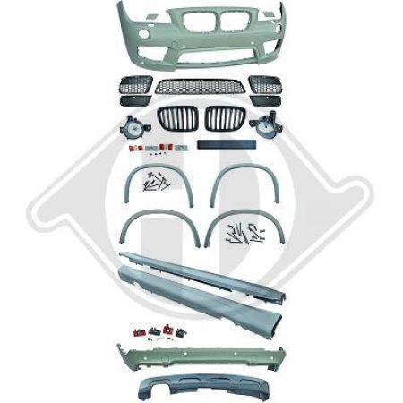Sport Look Bumpers Set for BMW X1 E84 Bj. 09-12
