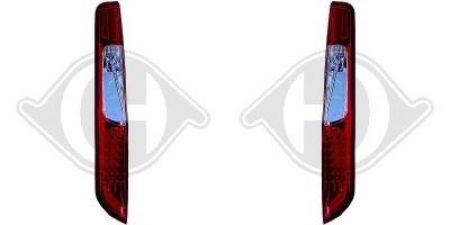 LED Taillights clear red/white fit for Ford Focus hatchback Bj. 08-11