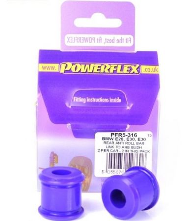 POWERFLEX Racing Stabilenker Gummilagersatz hinten passend für BMW E30 E36 E28 E24 E23 Z1