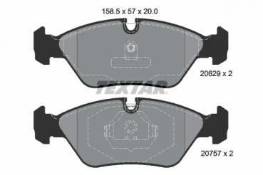 TEXTAR brake pads front fit for ALPINA B6 / BMW E24 / E28 / E30