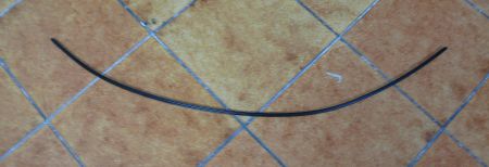 Trim strip above for glazin BLACK BMW 5er E28
