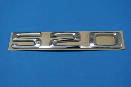 Emblem 520 for BMW E28 E34 behind