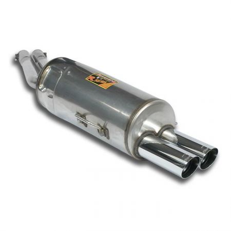 SUPERSPRINT Endschalldämpfer 2x76mm passend für BMW 5er E34 535i 1987 - 92