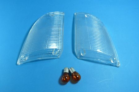 Front indicators white fit for BMW 7er E23 1984-1987
