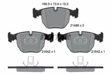 TEXTAR Brake pads -front- fit for BMW E38 / E39 / E53 / E83 / X3 / X5