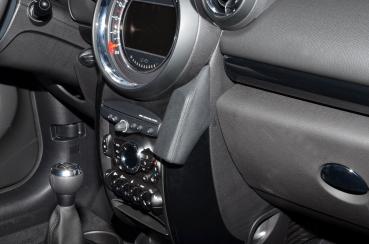 KUDA Telefonkonsole passend für Mini Countryman R60 Facelift 07/14 - 2017 Kunstleder schwarz