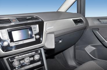 KUDA Telefonkonsole passend für VW Touran ab 2015 - Montage oben Leder schwarz