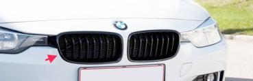 M-Performance Niere hochglanz schwarz vorn RECHTS BMW 3er F30 / F31