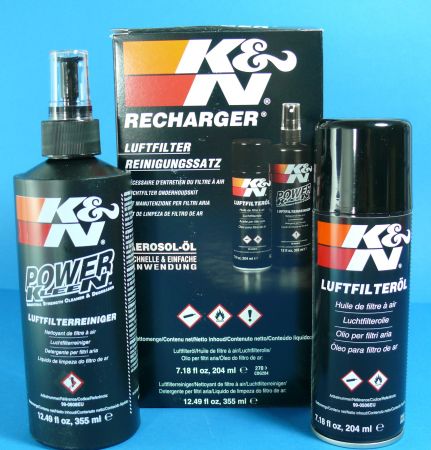 K&N Filter Reinigungsset (355ml Reiniger + 204ml Filteröl)