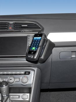 KUDA Telefonkonsole passend für VW Tiguan ab Bj. 2016 Kunstleder schwarz