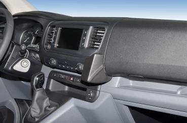 KUDA Telefonkonsole passend für Citroën Jumpy ab 2016 & Fiat Scudo ab 2021 & Opel Vivaro ab 2019 & Opel Zafira Life ab 03/2019 & Peugeot Expert ab 2016/03 & Toyota Toyota ProAce II ab 2016/09 (alle ohne Klimaautomatik) Kunstleder schwarz