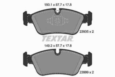 TEXTAR brake pads FRONT fit for BMW E87 / E90