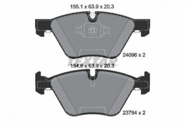 TEXTAR Bremsbeläge VORNE passend für BMW E81 / E82 / E87 / E88 / E90 / E92 / E93