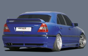 RIEGER  rear skirt extension fit for Mercedes W202 C-Class from 06/97
