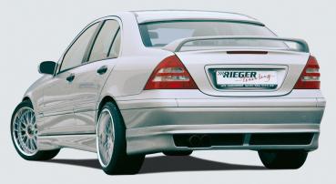 RIEGER Heckscheibenblende passend für Mercedes W203 C- Klasse MIT Antennenaussparung