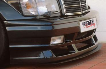 RIEGER Spoilerstoßstange (für Fzg. mit Seriengrill) passend für Mercedes 190 W201 (mit Aussparung für NSW)