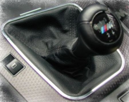 Schaltrahmen dezent Aluminium poliert BMW 3er E46