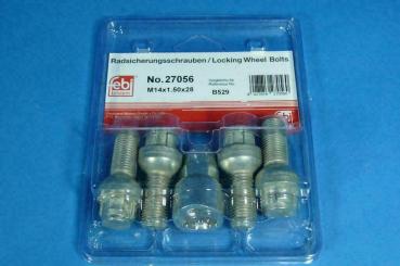 FEBI Wheel locks M14 x 1,5 x 29 fit for VW SKODA AUDI SEAT