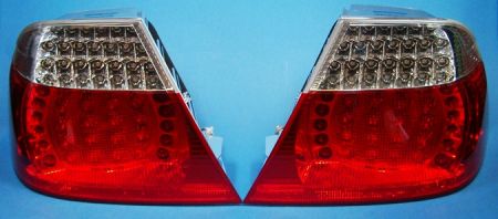 LED Rückleuchten rot/weiß passend für BMW 3er E46 Cabrio ab 03/03