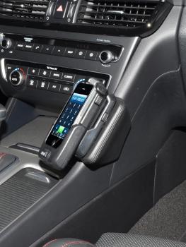 KUDA phone console fit for​ Kia Optima from Bj. 2015 real leather black
